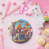 Assiettes En Carton Plaques de papier Whimsical Animes pour enfants (Fête)