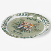 Assiettes En Carton Plaques de papier Whimsical comportant des plaques (Angle)