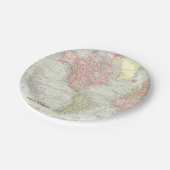 Assiettes En Carton Plaques de papier World Map (Angle)