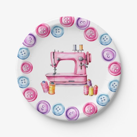 Assiettes En Carton Plaques de partie à coudre (Devant)