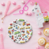 Assiettes En Carton Plaques de partie de transport Plaques de partie d (Fête)