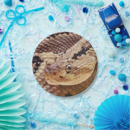 Assiettes En Carton Plaques de pâte à papier de crotlesnake (Fête)