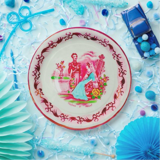 Assiettes En Carton Plaques de réception jetables Victoria & Albert (Fête)