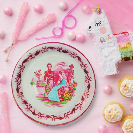 Assiettes En Carton Plaques de réception jetables Victoria & Albert (Fête)