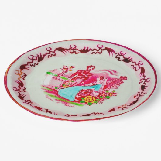 Assiettes En Carton Plaques de réception jetables Victoria & Albert (Angle)