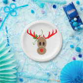 Assiettes En Carton Plaques de rennes en pain d'épice (Fête)