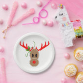 Assiettes En Carton Plaques de rennes en pain d'épice (Fête)