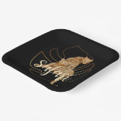 Assiettes En Carton Plaques de safari léopard (Angulaire)