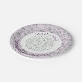 Assiettes En Carton Plaques de Toile Mahjong pour décoration du Mahjon (Angle)