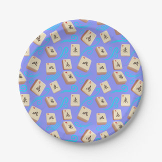 Assiettes En Carton Plaques de vent Mahjong
