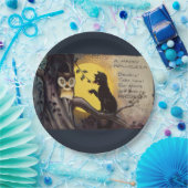 Assiettes En Carton Plaques d'Halloween de Chouette (Fête)