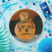 Assiettes En Carton Plaques d'Halloween Mess citrouille (Fête)