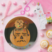 Assiettes En Carton Plaques d'Halloween Mess citrouille (Fête)