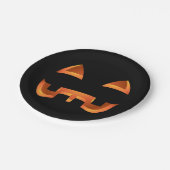 Assiettes En Carton Plaques d'Halloween Plaques de papier Citrouille f (Angle)