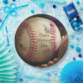 Assiettes En Carton Plaques d'identification rustiques de joyeux (Fête)