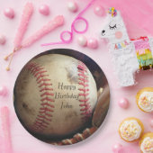 Assiettes En Carton Plaques d'identification rustiques de joyeux (Fête)