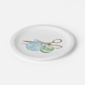 Assiettes En Carton Plaques d'illustration papier à feuilles d'essai V (Angle)