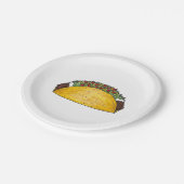 Assiettes En Carton Plaques d'impression Taco Tacos de coquille dure d (Angle)