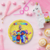 Assiettes En Carton Plaques Doggyland (Fête)