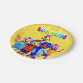 Assiettes En Carton Plaques Doggyland (Angle)