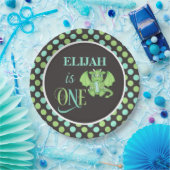 Assiettes En Carton Plaques Dragon 1er Anniversaire Personnalisées (Fête)