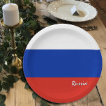 Assiettes En Carton Plaques Drapeau russe, fête, sport, Russie<br><div class="desc">Plaques papier : Drapeau russe & fête de Russie - amour mon pays,  fête des pères,  vacances,  patriotes / fans de sport</div>