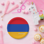 Assiettes En Carton Plaques du drapeau arménien, fête, sport, Arménie (Fête)