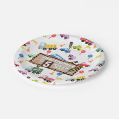 Assiettes En Carton Plaques du livre blanc sur les transports (Angle)