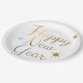 Assiettes En Carton Plaques du Nouvel An (Angle)