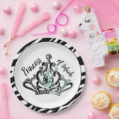 Assiettes En Carton Plaques du parti "Princess of Many" (Fête)