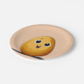 Assiettes En Carton "Plaques du parti pud-taculaire" (Angle)