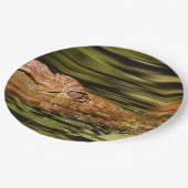 Assiettes En Carton Plaques en crocodile (Angle)