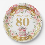 Assiettes En Carton Plaques en papier à 380 or (Devant)