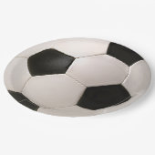 Assiettes En Carton Plaques en papier à bille de soccer (Angle)