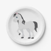 Assiettes En Carton Plaques en papier à cheval mignonnes (Devant)