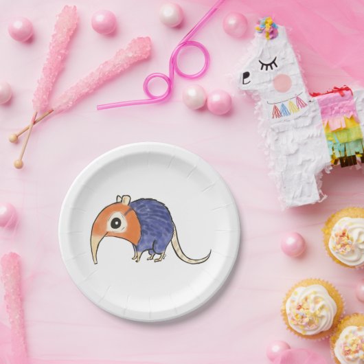 Assiettes En Carton Plaques en papier à museau éléphant (Fête)