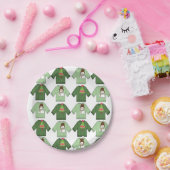Assiettes En Carton Plaques en papier, affreux pulls de Noël Snowman (Fête)