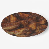 Assiettes En Carton Plaques en papier ailes de poulet  (Angle)