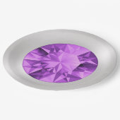 Assiettes En Carton Plaques en papier Améthyste (Angle)