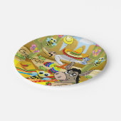 Assiettes En Carton Plaques en papier, âne mexicain Sun Bee Turtle (Angle)