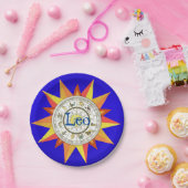 Assiettes En Carton Plaques en papier, Astrologie Blue Star (Fête)