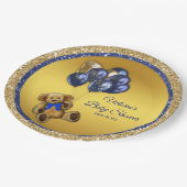 Assiettes En Carton Plaques en papier Baby shower à ballons en peluche (Angle)