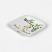 Assiettes En Carton Plaques en papier Baby shower d'abeilles miel (Angulaire)