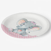 Assiettes En Carton Plaques en papier Baby shower pour bébé (Angle)