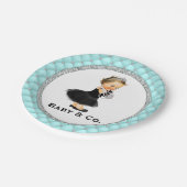 Assiettes En Carton Plaques en papier Baby shower pour bébé et entrepr (Angle)