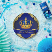 Assiettes En Carton Plaques en papier Baby shower Prince (Fête)