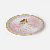 Assiettes En Carton Plaques en papier Baby shower Princess (Angle)