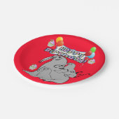 Assiettes En Carton Plaques en papier, Ballons de phoque d'anniversair (Angle)