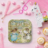 Assiettes En Carton Plaques en papier Beatrix Potter Kittens (Fête)