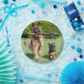 Assiettes En Carton Plaques en papier berger allemandes (Fête)